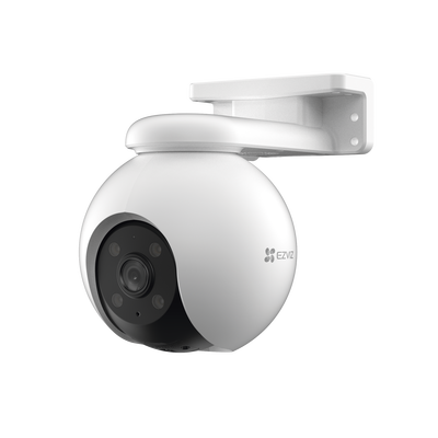 PT WiFi / (3K) 5MP / Cobertura Panoramica 360° / Detección humana / Detección de Vehiculo / Auto Seguimiento / Sirena / Luz Estroboscópica / Colores en Oscuridad / Micro SD / Presets / Exterior