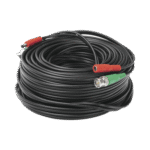 Cable Coaxial Armado con Conector BNC (Video) y Alimentación / Longitud de 30 mts / Optimizado para Cámaras 4K / Uso en Interior.