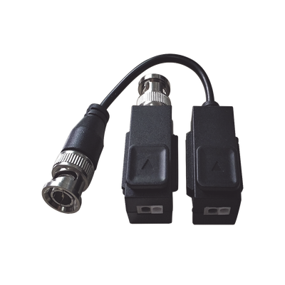 Kit de Transceptor (Balluns) TURBOHD / Hasta 8 MP (4K) / 100% Cobre / Soporta HD-TVI / AHD / CVI / CVBS / Audio por Coaxitron / Datos para Menú de Configurar de Cámaras