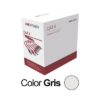 Bobina de cable UTP 305 m., Cat6 (23 AWG), Color Gris, PVC (CM), uso…