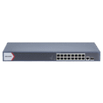Switches De 16 Puertos PoE Gigabit y 2 Puertos De Fibra Óptica Gigabit. 16 Canales IP / Estándar IEEE 802.3at/af
