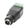 Adaptador Hembra Tipo Jack de 3.5 mm polarizado de 12 Vcc / Terminales…