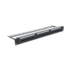 Panel de parcheo de impacto (110) UTP de 24 puertos Cat6A, 19in |…