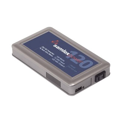 Inversor de corriente 120W, Ent: 12 Vcd, Sal: 120 Vca, de Uso 24/7 para Domos PTZ