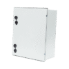 Gabinete de Poliéster IP65 Uso en Intemperie (400 x 500 x 200 mm) con Placa Trasera Interior (Incluye Chapa y Llave).