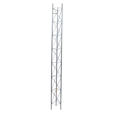 Tramo de Torre Arriostrada de 3m x 30cm, Galvanizado por Inmersión, Hasta 30 m de Elevación. Zonas Húmedas.