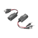 Kit de transceptores activos, envía alimentación 12V/24VCD/AC, video y audio a una distancia de hasta 150 m en 4K para aplicaciones de video por UTP Cat 5e / 6 en alta definición.