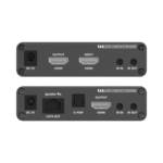 Kit Extensor HDMI hasta 700 metros con Conexión en Cascada / 4K @ 60 Hz/ Cat 6, 6a y 7 / IPCOLOR / CERO LATENCIA / SIN COMPRIMIR / HDR10 / Salida Loop / IR bidireccional / Puerto S/PDIF / Soporta ARC / Soporta 10 TT-676-Rx.