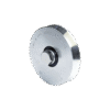 (300V-120) - Rueda con ranura en V de 4" / Para puertas corredizas / Hasta 530 lb (240 Kg) / 1 rodamiento / 7/8" de ancho / Galvanizado