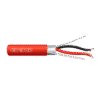 Bobina de Cable 2 x 14 AWG FPLR para Incendio y Voceo / 305 mts / Resistente a la Luz Solar / Con Blindaje / Uso Interior