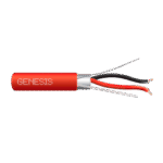 Bobina de Cable 2 x 14 AWG FPLR para Incendio y Voceo / 305 mts / Resistente a la Luz Solar / Con Blindaje / Uso Interior