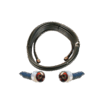 Jumper Coaxial de 50 Ohm con Cable Wilson-400 | Conector N Macho en los extremos | 15.24 metros de longitud.