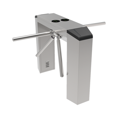 Torniquete Industrial en Acero Inoxidable / Bidireccional / Espacio para Lectora de Proximidad