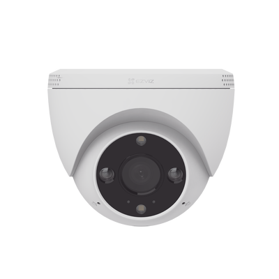 Domo IP 2 Megapíxel / Wi-Fi / Sirena y Estrobo /Audio de Dos Vías / Notificación Push / Audios Personalizables / Ranura Para Memoria / Uso en Exterior
