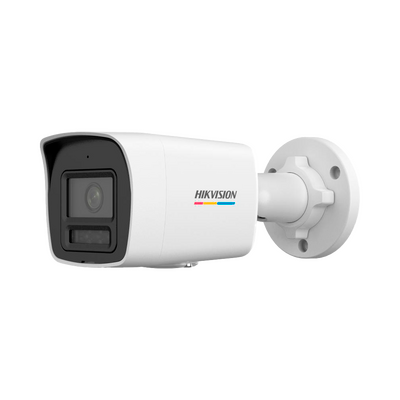 Bala IP 2 Megapixel / ACUSENSE Lite (Detección de Movimiento en Humanos y Vehículos) / Lente 2.8 mm / Luz Blanca 30 mts / Imagen a Color 24/7 / Exterior IP67 / WDR 120 dB / PoE / ONVIF
