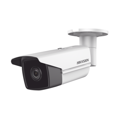 Bala IP 4 Megapixel / Lente 4 mm / 80 mts IR EXIR / Exterior IP67 / WDR 120 dB / PoE / Videoanaliticos (Filtro de Falsas Alarmas) / Ultra Baja Iluminación / Onvif
