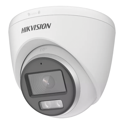 Turret TURBOHD 2 Megapixel / Microfono Interconstruido / Imagen a color 24/7 / Lente 2.8 mm / Luz Blanca 40 mts / Exterior IP67 / TVI-AHD-CVI-CVBS / dWDR