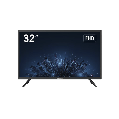 Monitor LED 32" Ultra-Brillante Full HD con Altavoces Potentes, Ángulo de Visión 178° y Entradas HDMI-VGA / Funcionamiento 24/7 y Montaje VESA (100 X 100) / Calibración Inteligente de Imagen