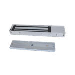 Chapa Magnética de 600 Lbs (272 Kg) / Montaje en Puerta Normal o de Vidrio / Certificado CE / Uso en Interior / Magnetismo Anti-residual