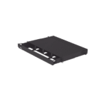Panel de Distribución de Fibra Óptica, Acepta 4 Placas FAP o FMP, Bandeja Deslizable, Hasta 96 Fibras, Color Negro, 1UR
