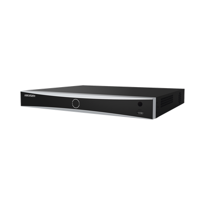 NVR 12 Megapixel (4K) / Reconocimiento Facial / 8 Canales IP / 2 Bahías de Disco Duro / Filtro de Falsas Alarmas / Detección de Cuerpo Humano y Vehículos