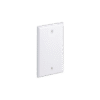 Placa de Pared Ciega Universal, Color Blanco