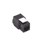 Módulo Jack Keystone Cat6 (toolless), con terminación en ángulo 180 º Color Negro, Compatible con Faceplate y Patchpanel Linkedpro