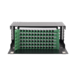 Distribuidor de Fibra Óptica con bandejas deslizables, vacío, 19in, acepta 72 adaptadores "LC Duplex" o "LC Simplex" o 72 "SC" Simplex, 4U