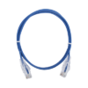 Cable de Parcheo Slim UTP Cat6 - 1 metro, Azul, Diámetro Reducido (28 AWG)