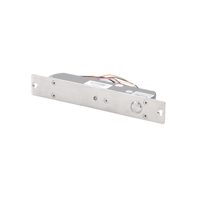 Cerradura de Perno 2000 kg de sujeción/ Abierta en caso de falla Eléctrica (Fail Safe)/ Con temporizador y Sensor de puerta