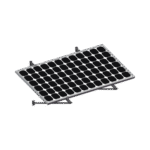 Montaje Para Módulos Solares En Muro Con Espesor De 35-40mm, Riel 1400mm