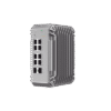 Switch de Verdadero Grado Industrial Especialmente Diseñado para Entornos Duros, Cuenta con 10 Puertos Gigabit, 8 de ellos Puertos PoE+ y 2 Puertos de Enlace Ascendente SFP