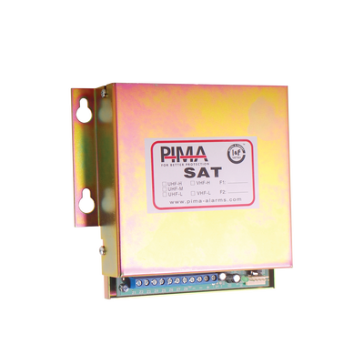 Interface universal de conversión vía radio para paneles que soporte formato CONTACT ID. Compatible receptora SENTRYRADIO de PIMA