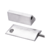Contacto magnético para piso uso rudo con 55cm de cable blindado / GAP 80mm / NC