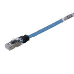 Patch Cord Cat6A, Blindado S/FTP, CM/LS0H, 2m, Color Azul
