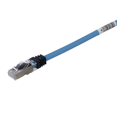 Patch Cord Cat6A, Blindado S/FTP, CM/LS0H, 2m, Color Azul