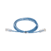 Cable de Parcheo TX6, UTP Cat6, Diámetro Reducido (28AWG), Color Azul, 5ft