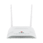 ONU Dual G/EPON con Wi-Fi en 2.4 GHz + 1 puerto LAN Gigabit + 1 puerto LAN Fast Ethernet, hasta 300 Mbps vía inalámbrico