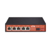 Controlador Solar de 5A con Switch PoE / 1 Puertos Gigabit PoE 802.3 bt / 2puertos PoE 802.3 af/at con 2 Puertos PoE Pasivo 24 Vcc / 1 Puerto SFP / No administrable