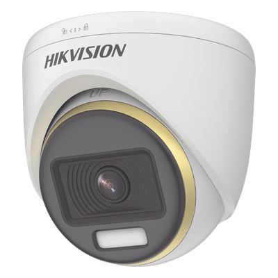 Turret TURBOHD 4K / Imagen a color 24/7 / Lente 2.8 mm / Luz Blanca 40 mts / Exterior IP67 / WDR 130 dB