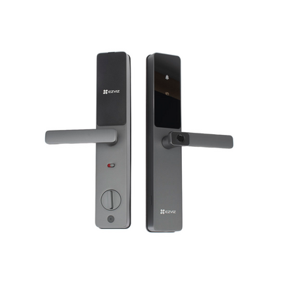 Cerradura Inteligente / Wi-Fi / Bluetooth / Códigos Temporales Para Visitantes / Lectura de Huella / Lectura de Tag / Contraseña / Botón para Timbrar / Apertura remota / Alarma Anti-intrusión / No Requiere HUB