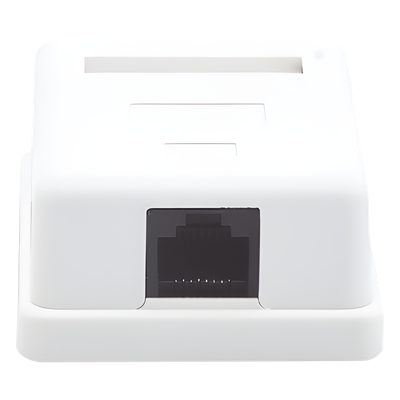 Caja de pared con 1 puerto Keystone, incluye Jack Cat5e | LINKEDPRO BY…