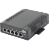 Switch para Aplicación Solar, 4 Puertos PoE 802.3 af/at 10/100/1000 Mbps y un Puerto de Datos, Entrada 12-24 VCD