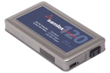 Inversor de corriente 120W, Ent: 12 Vcd, Sal: 120 Vca, de Uso 24/7 para Domos PTZ