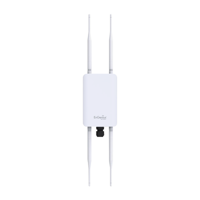 Punto de Acceso WiFi para Exterior, MU-MIMO 2x2, Doble Banda 2.4 y 5 GHz, Hasta 1267 Mbps, Grado de Protección IP67, 250+ Usuarios Simultáneos