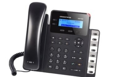 Teléfono IP SMB de 2 líneas con 3 teclas de función, 8 teclas BLF y conferencia de 3 vías, PoE