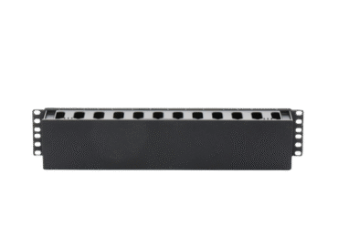 Organizador de cables Horizontal Para Rack de 19", 2U