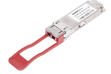 Transceptor QSFP+ (Mini-Gbic) / Monomodo / 40 Gbps de velocidad / Conectores LC Dúplex / Hasta 40 km de Distancia