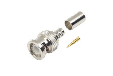 Conector BNC Macho de Anillo para cables RG-8/X, LMR-240, 9258.
