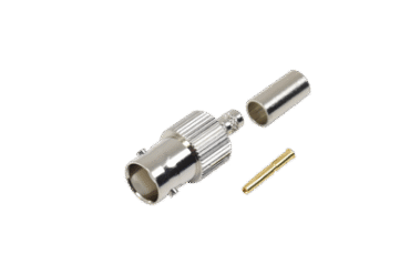 Conector BNC Hembra de anillo plegable para cable RG-58/U, RG-142/U.
